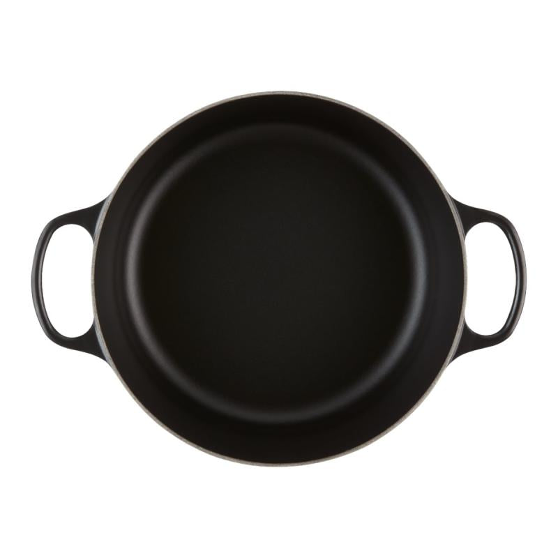 Le Creuset Signature Roaster round 28cm black Schwarz (21177280000430)