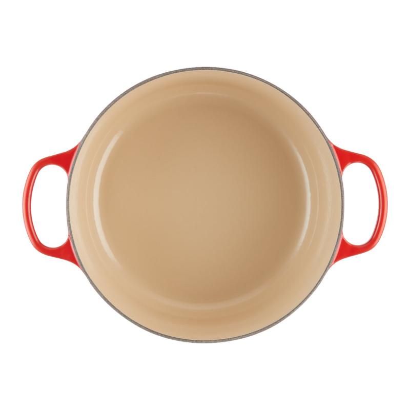 Le Creuset Signature Roaster round 28cm cherry red (21177280602430)
