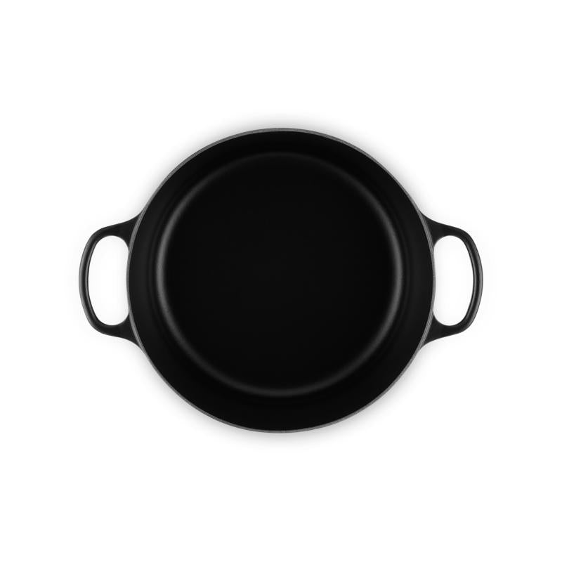 Le Creuset Signature Roaster round 30cm black Schwarz (21177300000430)