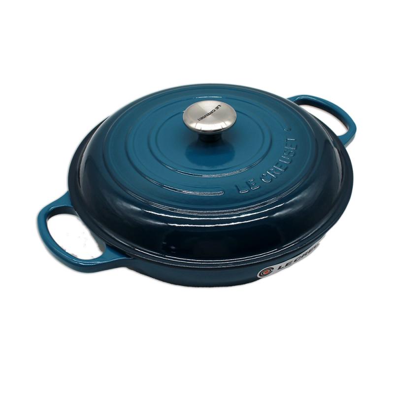 Le Creuset Signature Shallow Casserole round 30cm Deep Teal (21180306422430)
