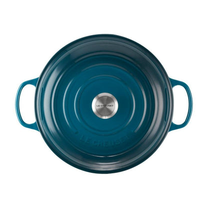 Le Creuset Signature Shallow Casserole round 30cm Deep Teal (21180306422430)