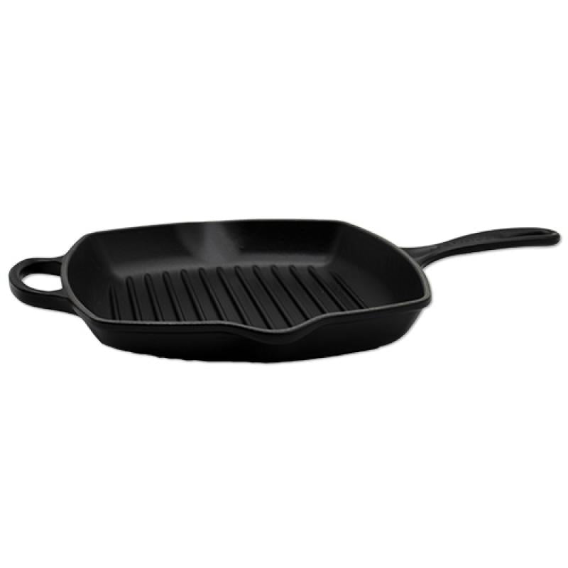 Le Creuset Signature Square Grill Pan 26cm satin black Schwarz (20183260000422)