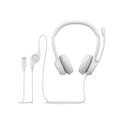 Logitech Headset H390 white (981-001286) (981001286)