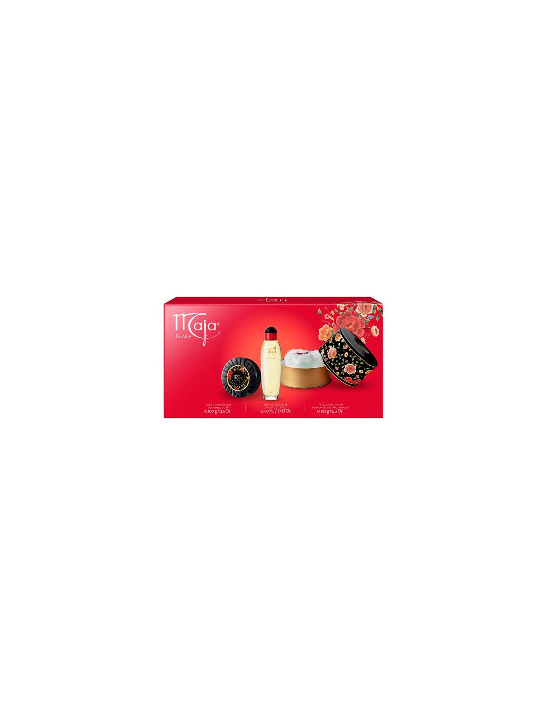 MAJA EDT SPRAY 50 ML + TALQUERA 150 GR + JABON 100 GR SETS