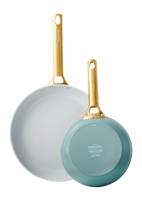 GreenPan Padova Reserve 2pc Frying Pan Set Sky Blue