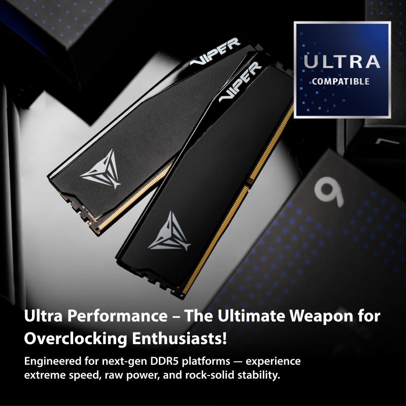 Patriot Viper Elite Ultra Series DDR5 RGB 32GB (2x16GB) 6000MHz (VEUR532G6028K)