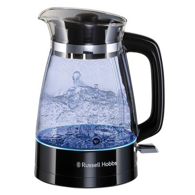 Russell Hobbs Κεραμικός Βραστήρας Γυαλί 1,7L Μαύρος 26080-70