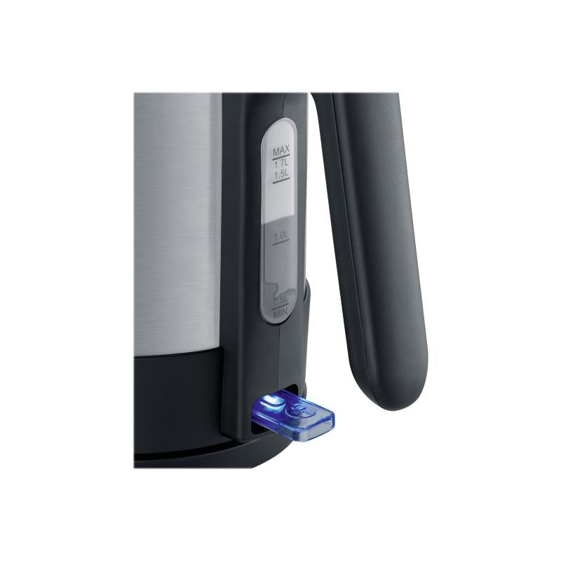 Severin Kettle 1,7l stainless steel black Schwarz WK 3409 (WK 3409)