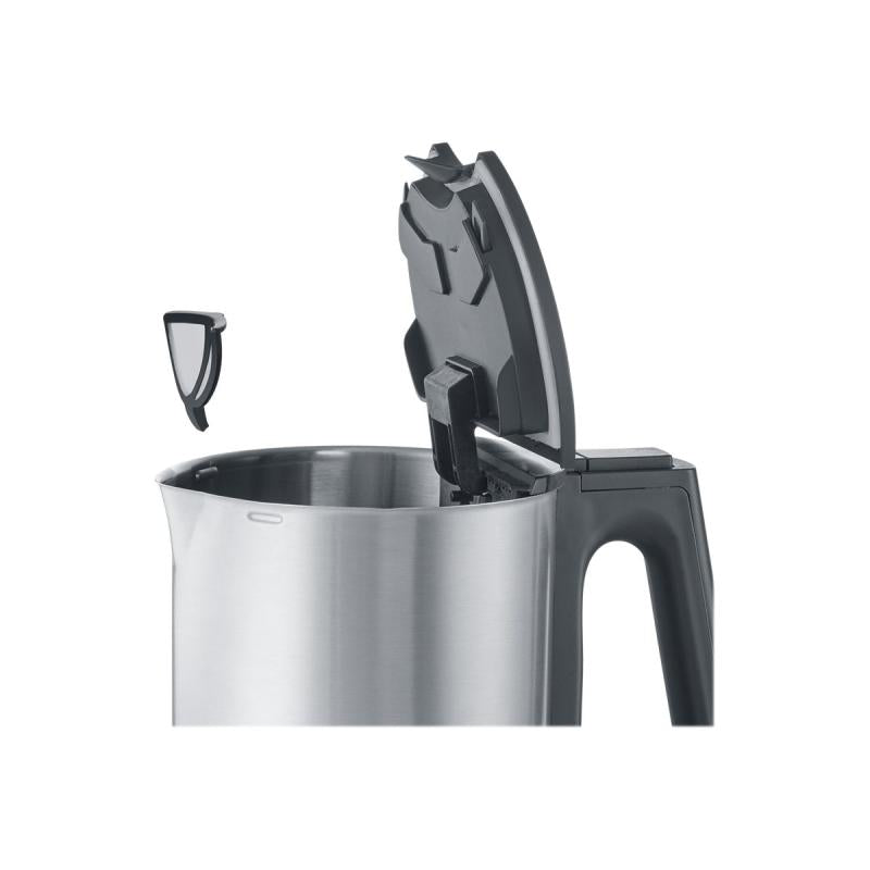 Severin Kettle 1,7l stainless steel black Schwarz WK 3409 (WK 3409)