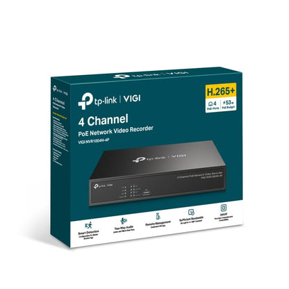 TP-LINK TPLINK NVR VIGI NVR1004H-4P NVR1004H4P (VIGI NVR1004H-4P)