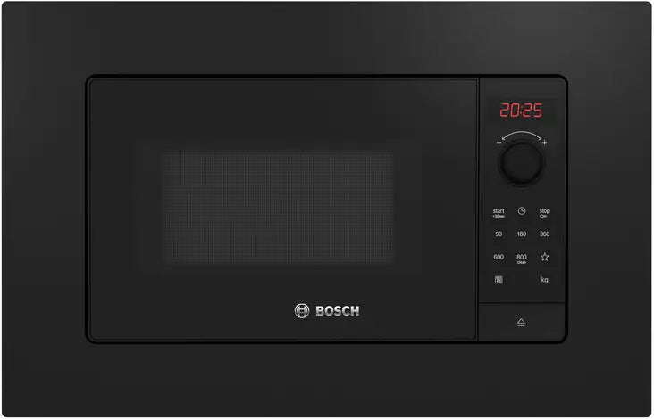 Bosch Serie 2 BFL623MB4 microwave Black Solo microwave Built-in 20 L 800 W