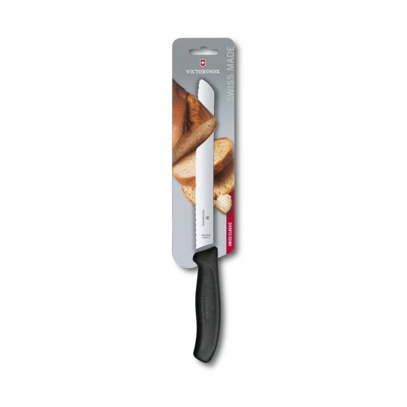 Victorinox SwissClassic Bread Knife 21cm black Schwarz 6 8633 21B Victorinox8633 Victorinox 8633 (6.8633.21B)