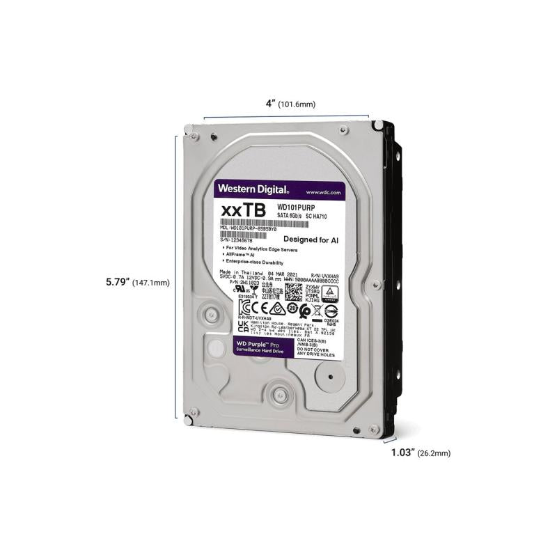 Western Digital Purple Pro Internal (WD260PURP) HD 26TB 3 5" Western Digital5" Western Digital 5"