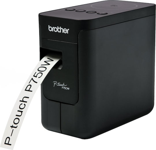 Brother P-touch Εκτυπωτής Ετικετών Θερμικής Μεταφοράς USB, Wi-Fi, Bluetooth 180 dpi Έγχρωμος