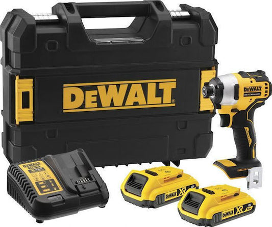 DeWalt DCF809D2T-QW Παλμικό Κατσαβίδι Μπαταρίας Solo Brushless 18V