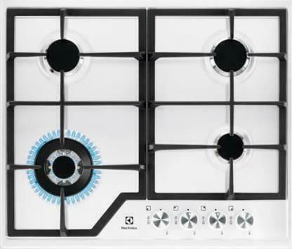 Electrolux EGS6436WW White Built-in Gas 4 zone(s)
