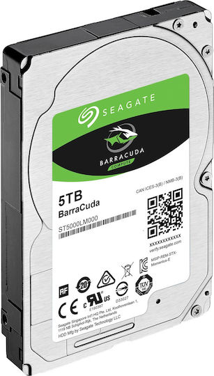 Seagate BarraCuda 5 TB (SATA 6 Gb/s, 2,5")