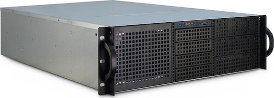 Inter-Tech 3U-30255 (Μαύρο, 3 Υψόμετρα)