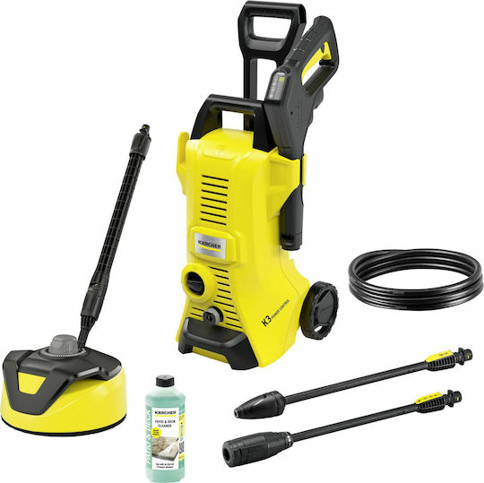 Kärcher K 3 Power Control Home T 5 pressure washer Upright Electric 380 l/h 1600 W Black, Yellow
