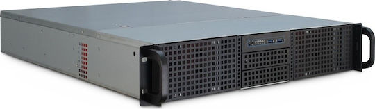 Inter-Tech IPC 2U-20255 (Μαύρο)
