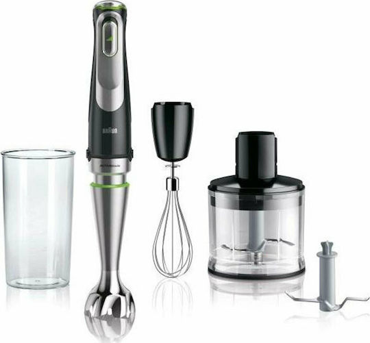 Braun MultiQuick 9 MQ 9135XI 0.6 L Immersion Blender, 1200 W, Black and Stainless Steel