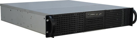 Inter-Tech IPC 2U-20248 Rack Μαύρο