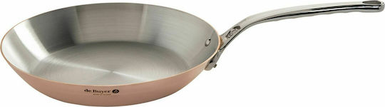 De Buyer Prima Matera Copper and Steel Pan, 28 cm, Induction Compatible
