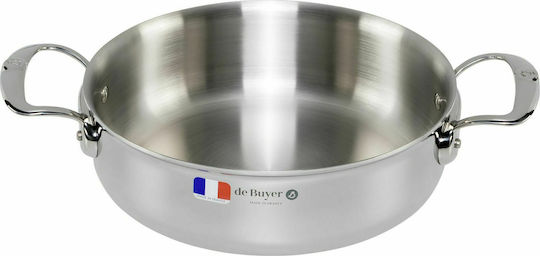 De Buyer Affinity Saucepot Low with Lid, 24 cm