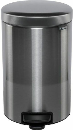Brabantia NewIcon Pedal Bin 12.0 L, Steel Matte Finish