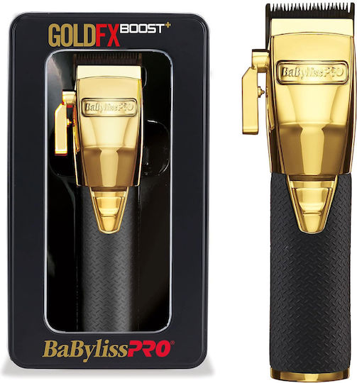 Επαγγελματική ξυριστική μηχανή Babyliss Pro Skeleton FX Boost+ Pro FX8700GBPE χρυσή για μαλλιά