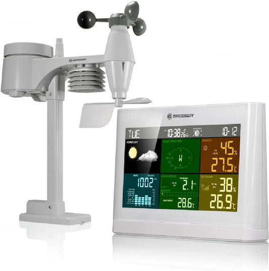 Bresser Wetter Center 5-in-1 Comfort - Λευκό