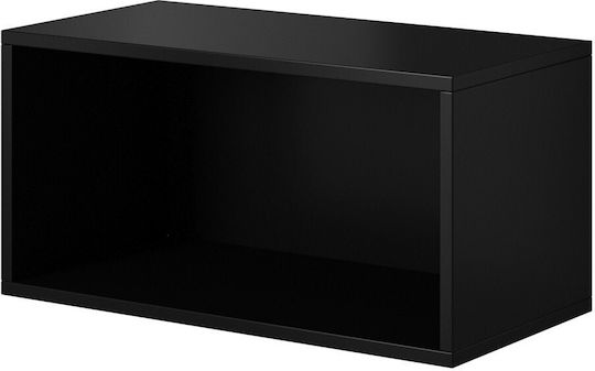 Cama open storage cabinet ROCO RO4 75/37/37 black