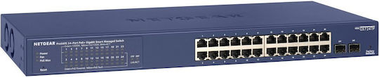NETGEAR GS724TP-300EUS network switch Managed L2/L3/L4 Gigabit Ethernet (10/100/1000) Power over Ethernet (PoE) Blue