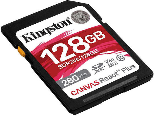 Kingston Canvas React Plus 128GB SDXC