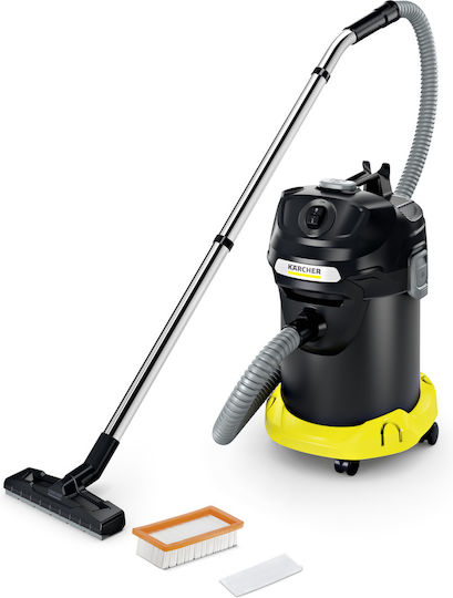 Kärcher AD 4 Premium 17 L Wet and Dry Vacuum Cleaner, Black and Yellow