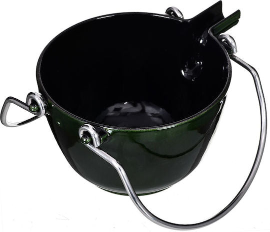 Staub Round 1.15 L Cast Iron Teapot in Green