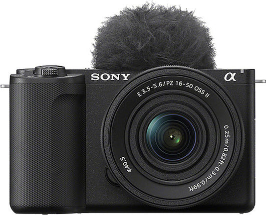 Sony ZV-E10 II Mirrorless Φωτογραφική Μηχανή Kit (E PZ 16-50mm F3.5-5.6 OSS II) Μαύρη