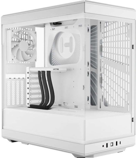 HYTE HYTE Y40 Gaming Midi Tower Κουτί Υπολογιστή με Πλαϊνό Παράθυρο Snow White