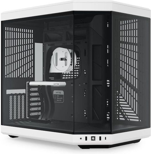 HYTE HYTE Y70 Midi Tower Κουτί Υπολογιστή με Πλαϊνό Παράθυρο Λευκό / Μαύρο