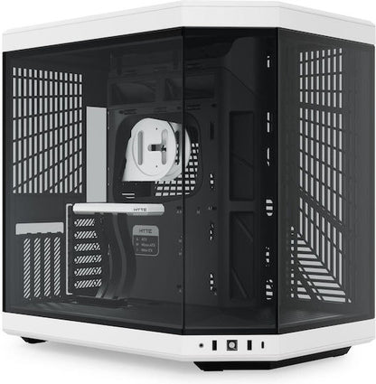 HYTE HYTE Y70 Midi Tower Κουτί Υπολογιστή με Πλαϊνό Παράθυρο Λευκό / Μαύρο