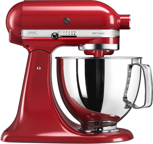 KitchenAid Artisan 5KSM125 Stand Mixer, 300 Watts, Red