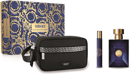 Versace Pour Homme Dylan Blue EDT 100 ml + EDT MINI 10 ml + Cosmetic bag (man)