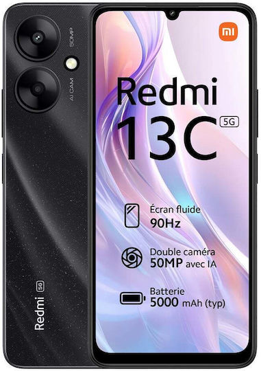 Xiaomi Redmi 13C NFC 5G Dual SIM (4/128GB) Starlight Black