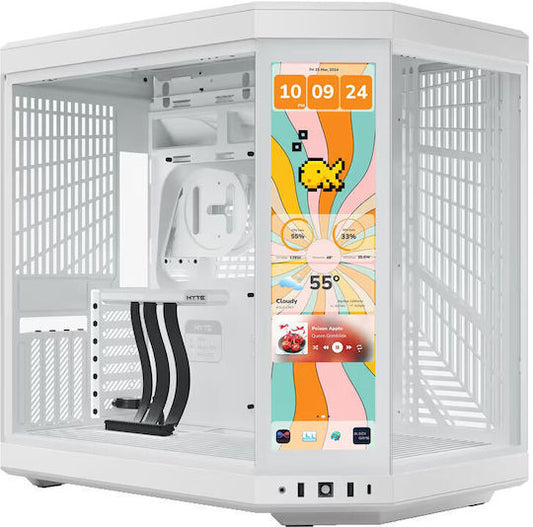 HYTE HYTE Y70 Touch Infinite Gaming Midi Tower Κουτί Υπολογιστή με Πλαϊνό Παράθυρο Black Cherry