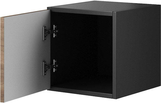 Cama full storage cabinet ROCO RO5 37/37/39 black/black/black