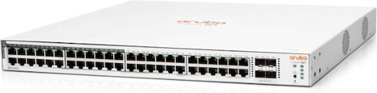 HP Aruba Instant On 1830 Managed L2 PoE+ Switch με 48 Θύρες Gigabit (1Gbps) Ethernet και 4 SFP Θύρες