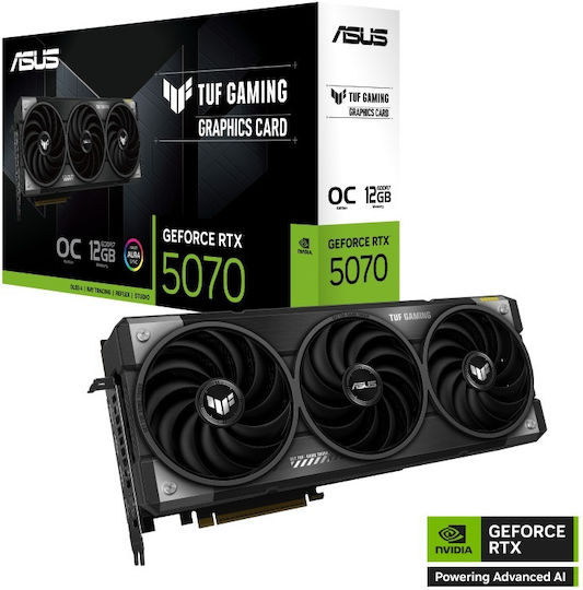 Asus GeForce RTX 5070 TUF GAMING OC (DLSS 4, 3x DisplayPort, 2x HDMI 2.1)