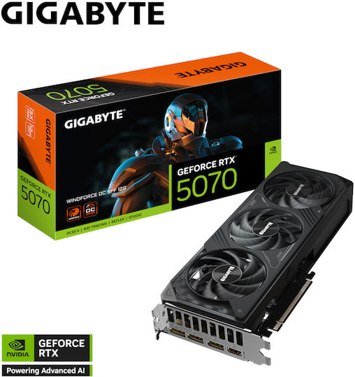 GigaByte GeForce RTX 5070 WINDFORCE OC SFF 12G