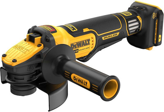 Dewalt Τροχός 125mm Μπαταρίας Brushless με Ρύθμιση Στροφών 18V Solo