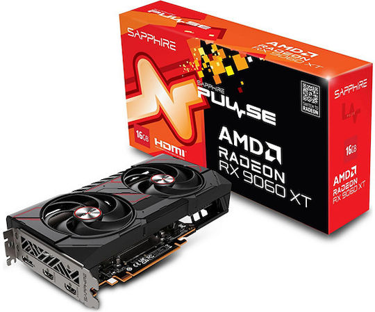 SAPPHIRE Radeon RX 9060 XT Pulse Gaming OC 16GB GDDR6